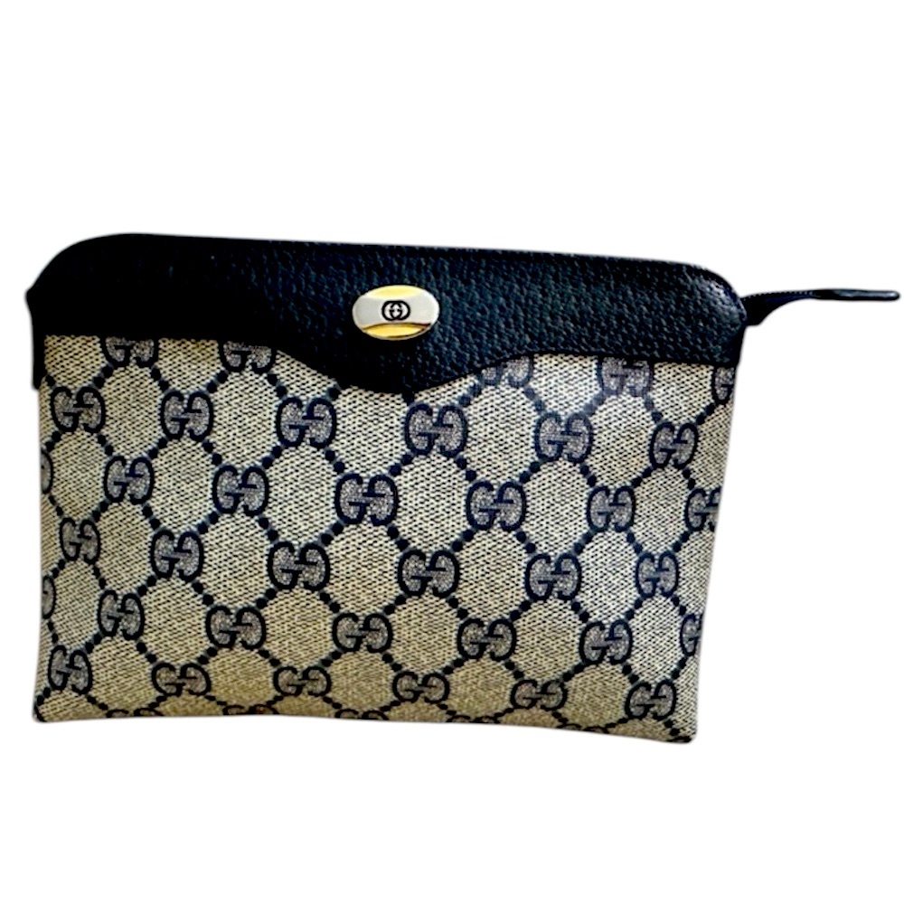 EUC Authentic Super Vintage GUCCI Clutch Bag /Cosmetic Pouch ⭐️RARE⭐️